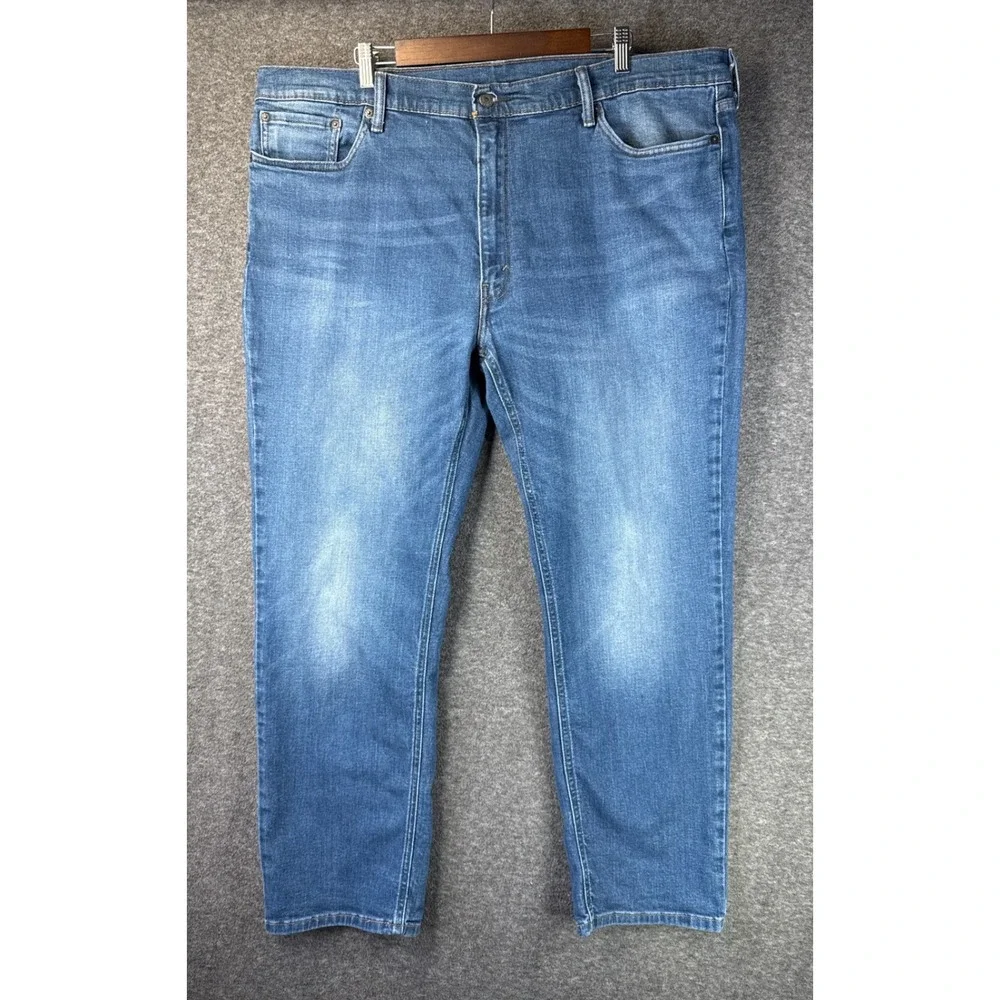 Levis 541 Athletic Taper Jeans Mens Size 42 Medium Wash Blue Stretch Denim‎ Farm